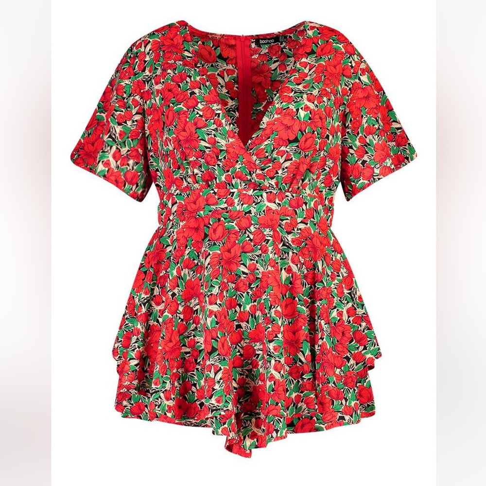 Boohoo curve romper